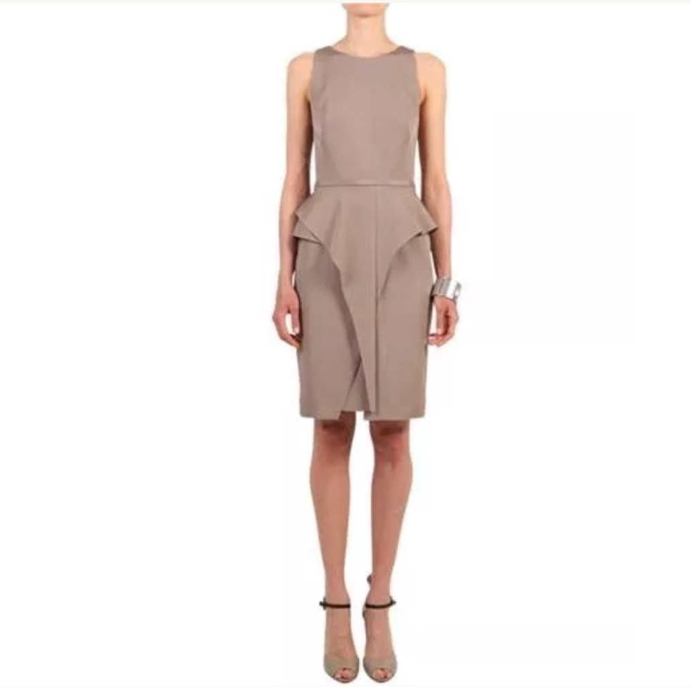 NWT SABA Grace Stone Stretch Peplum Sheath Dress